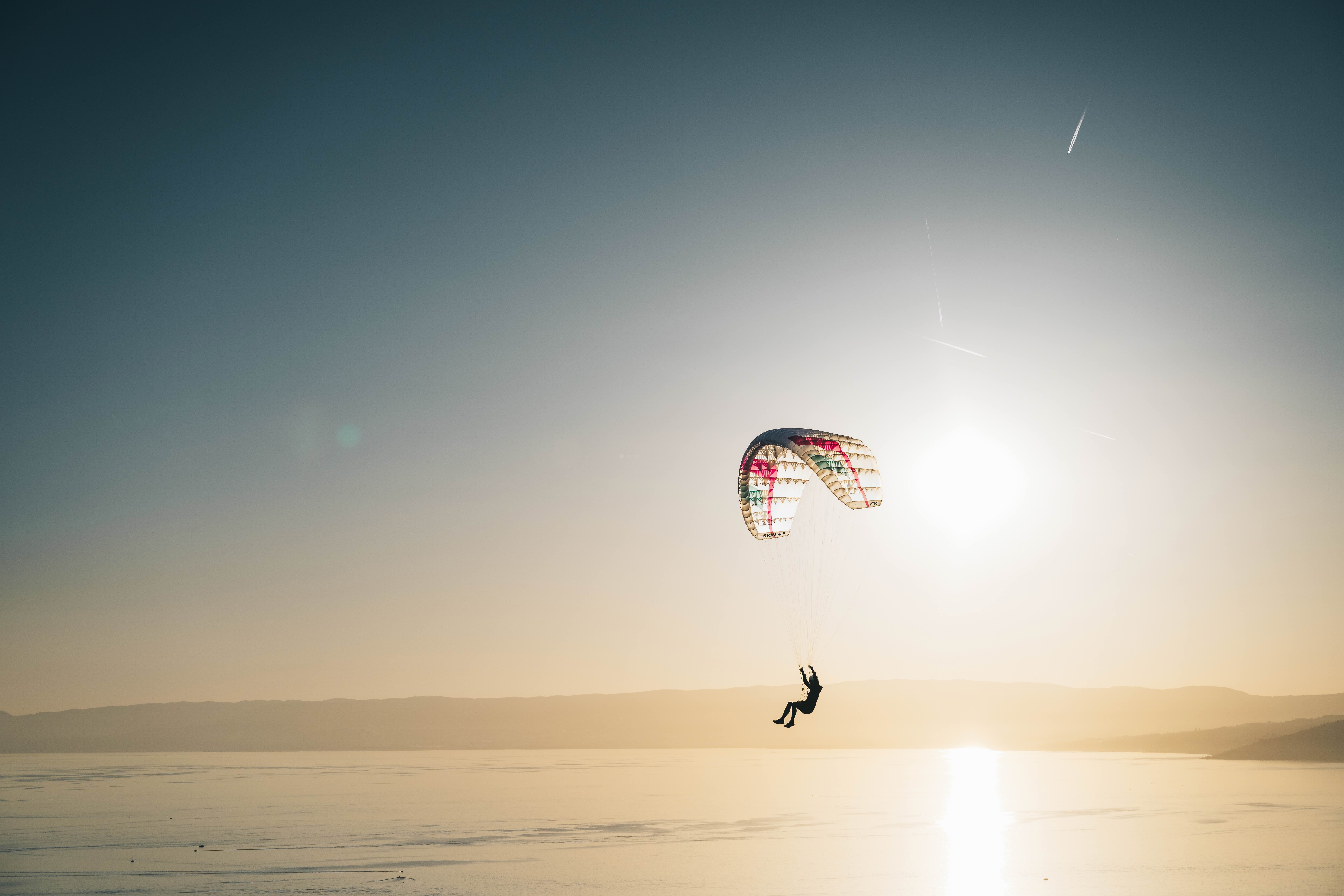 Vol thermique avec parapente de randonnée